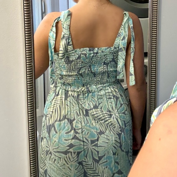 Tropical Palm Maxi Dress Size Medium NWOT - Picture 3 of 4